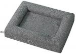 Luxus Hundebett DEAR DARLING DD-01GRXL Gr. XL Orthopädisch Anthrazit 90x100cm mit Memory Schaum